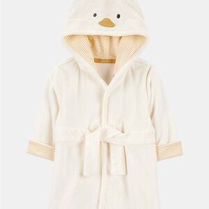 Carter's Cream Duck Hooded Kids Robe